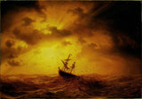 marcus-larson-1857-stormy-sea-art-print-reprodukcja-dzieł sztuki-wall-art-id-ajjdi91p1