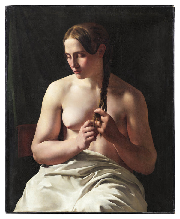 ludvig-august-smith-1839-woman-plaiting-her-hair-art-print-fine-art-reproduction-wall-art-id-ajjgl8nmd
