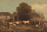 理查德-巴雷特-戴維斯-1820-農場銷售藝術印刷品美術複製品牆藝術 id-ajjhrzij5