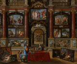 gonzales-coques-1706-interiør-med-figurer-i-et-billedgalleri-kunsttryk-fin-kunst-gengivelse-vægkunst-id-ajjt2dy36