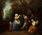 antoine-watteau-1710-country-dance-art-print-reprodukcja-dzieł sztuki-sztuka-ścienna-id-ajkf96a2c