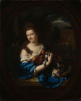 adriaen-van-der-werff-1692-portrett-av-margaret-rendorp-kone-av-jan-van-de-poll-art-print-fine-art-reproduction-wall-art-id-ajlbbk7a5