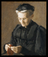 托马斯·艾金斯1900年，玛丽·阿瑟夫人，艺术印刷精美艺术复制品，墙上的艺术，id-ajllxr9bc
