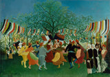 הנרי רוסו 1892- מאה שנה לעצמאות-אמנות-הדפס-אמנות-רבייה-קיר-אמנות-id-ajoeccwt4