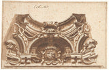 angelo-michele-colonna-1665设计的壁画在天花板上出现的建筑艺术打印精细艺术复制墙艺术id-ajoxgd8a6