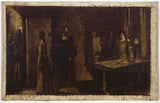 Henri-Martin-1887-das-Kruzifix-Kunstdruck-Fine-Art-Reproduktion-Wandkunst