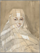 anders-zorn-1886-beduin-dziewczyna-sztuka-druk-reprodukcja-dzieł sztuki-sztuka-ścienna-id-ajqds68a3
