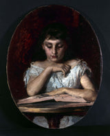 埃米爾·雷納德 1890 年蒙福特小姐的肖像藝術印刷品美術複製品牆藝術