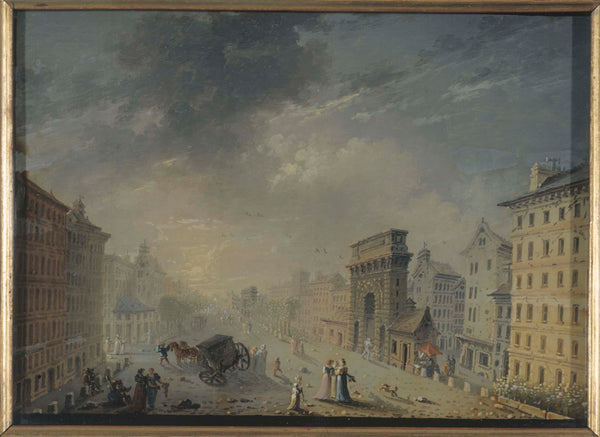 lebelle-1801-the-door-of-st-martin-and-the-boulevard-the-current-10th-district-art-print-fine-art-reproduction-wall-art