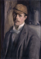 雅克埃米爾布蘭奇 1890 年藝術家肖像藝術印刷美術複製品牆藝術