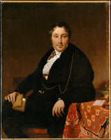 jean-Auguste-Dominique-ingress-1823-Jacques-Louis-leblanc-1774-1846-art-print-kunst--gjengivelse-vegg-art-id-ajsanl5rp