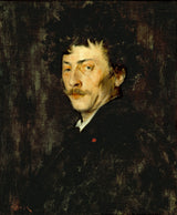 william-Merritt-chase-1875-Pablo-de-Sarasate portrett-of-a-fiolinist-art-print-fine-art-gjengivelse-vegg-art-id-ajsapby7l