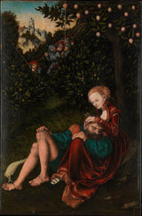 lucas-cranach-the-elder-1528-samson-và-delilah-nghệ thuật-in-mỹ-nghệ-sinh sản-tường-nghệ thuật-id-ajv8fnx2x