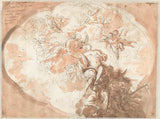 mattheus-terwesten-1680-design-para-um-teto-da-verdade-tempo-e-amor-impressão-de-arte-reprodução-de-belas-artes-arte-de-parede-id-ajvhvh7ha