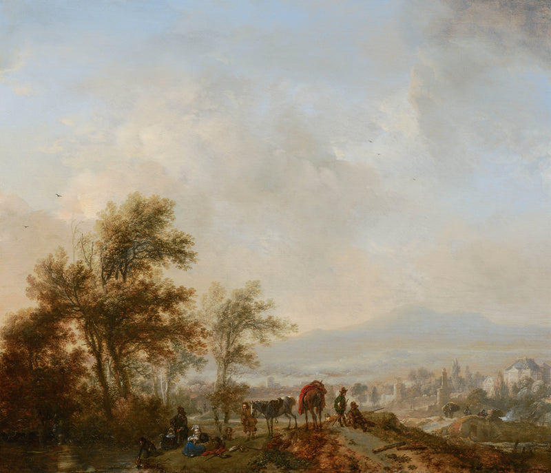 philips-wouwerman-1655-hunting-party-at-rest-art-print-fine-art-reproduction-wall-art-id-ajw2j3lw5