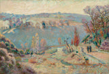 Armand Guillaumin 1911-Sandelle at pont-Charraud白色霜艺术打印精细艺术复制品墙上的艺术ID-ajzpiw1m8