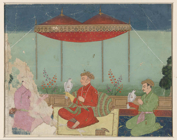 unknown-1615-jahangir-seated-under-a-canopy-on-a-terrace-art-print-fine-art-reproduction-wall-art-id-ak0e2rv8t