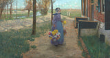 Džordžs-Hičkoks-1887-ziedu meitene Holandē-art-print-fine-art-reproduction-wall-art-id-ak24ixndt