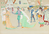wassily-kandinsky-1904-o-casal-jovem-impressão-de-arte-reprodução-de-belas-artes-arte-de-parede-id-ak269y8kh