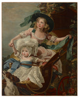 约翰·辛格尔顿·科普利的约翰·辛格尔顿·科普利的三个最年轻的女儿的部分复制品art-id-ak2u6nwpt