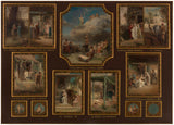 էմիլ-Լևի-1880-ի-ուրվագիծ-քաղաք-քաղաքի-19-րդ թաղամասի-քաղաքապետարանի-փարիզյան-ամուսնության-ոգեկոչումներ-արվեստ-տպագիր-գեղարվեստական-վերարտադրում-պատի-արվեստ