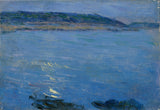 мак-курзвеил-1900-плави-морски пејзаж-у-мјесечини-арт-принт-ликовна-репродукција-зид-умјетност-ид-ак4ј6в29н