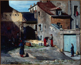 auguste-lepere-1875-episode-of-the-commune-rue-des-rosiers-in-montmartre-art-print-fine-art-reproduction-wall-art