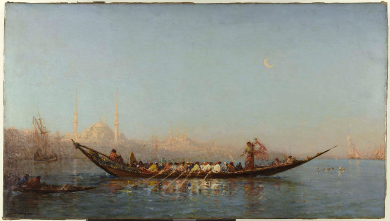 felix-ziem-1880-constantinople-the-caique-the-sultana-art-print-fine-art-reproduction-wall-art