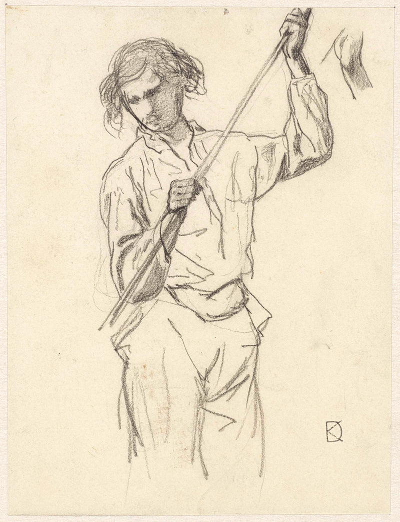 johan-daniel-koelman-1841-figure-study-of-a-man-with-a-stick-in-hand-art-print-fine-art-reproduction-wall-art-id-ak63aruaw