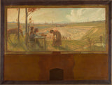 吉恩·约瑟夫·芬德斯（Jean-Josephenders）1902年为凡夫斯职业生涯的素描画了一天的休息艺术版画精美的艺术复制品墙壁艺术
