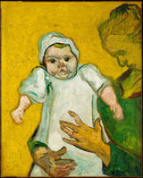 文森特-梵高-1888-魯林夫人和她的嬰兒藝術印刷品美術複製品牆藝術 id-ak776r5nf