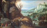 Paul-Brill-landscape-with-hepherds-art-print-fine-art-reproduction-wall-art-id-ak7edfdd1