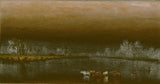sanford-robinson-gifford-1860-gün batımında gölməçədəki inəklər-art-print-fine-art-reproduction-wall-art-id-ak7t53ryo