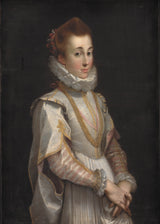 federico-barocci-1600-portret-van-'n-jong dame-kunsdruk-fynkuns-reproduksie-muurkuns-id-akabxmdpi
