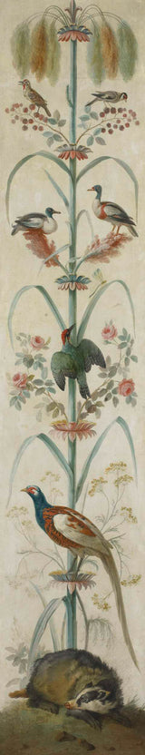 sconosciuto-1760-raffigurazione-decorativa-con-piante-e-animali-stampa-d'arte-riproduzione-d'arte-wall-art-id-akagsp2od