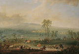 约翰·克里斯蒂安（Chrishan）品牌1759-Laxenburg，由施奈德陶（Schneiderau）对甘特姆斯多夫（Gantramsdorf）并造型艺术印刷精美的艺术复制品-壁画-艺术-akce1otli