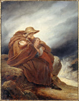 ary-scheffer-1826-ezinụlọ-nke-akwọ ụgbọ mmiri-art-ebipụta-mma-nkà-mmeputa-mgbidi-art