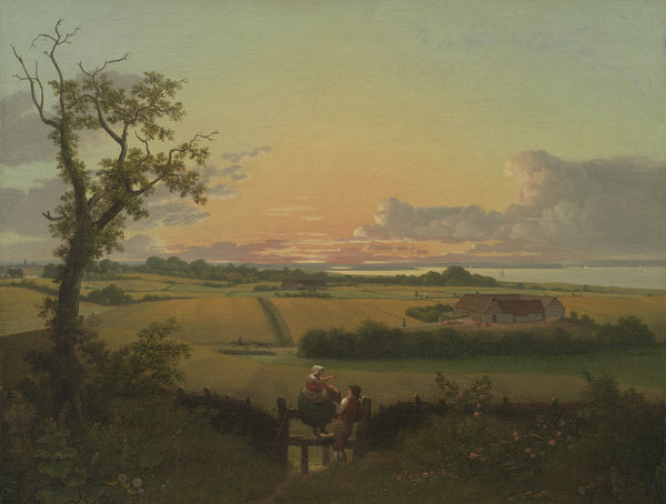 christoffer-wilhelm-eckersberg-1810-landscape-with-a-stile-the-isle-of-mon-art-print-fine-art-reproduction-wall-art-id-akcu71ecy