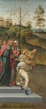 弗朗西斯科-格拉納奇-1510-施洗約翰被帶到撒迦利亞-藝術印刷品-精美藝術-複製品-牆藝術-id-akeahs4u3