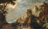kerstiaen-de-keuninck-1600-landschaft-mit-umwandlung-des-heiligen-paul-kunstdruck-schöne-kunstreproduktion-wandkunst-id-akeiekjwz