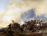 philips-wouwerman-1649，战斗场面，现场，艺术，印刷，精美的艺术，复制品，墙，艺术，id-akfrih06a