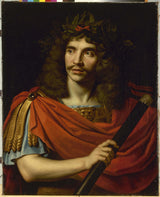 Ніколас-Міньяр-1650-Мольєр-1622-1673-в-ролі-цезарів-смерті-помпеї-арт-друк-образотворче мистецтво-відтворення-настінне мистецтво