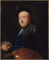 pintor de retrato anônimo-etienne-jeaurat-1699-1789-impressão de arte-reprodução de belas artes-arte de parede