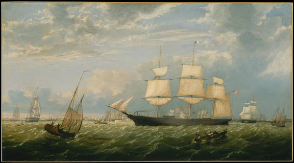 fitz-henry-lane-1854-the-golden-state-entering-new-york-harbor-art-print-fine-art-reproduction-wall-art-id-akg3bdxj4