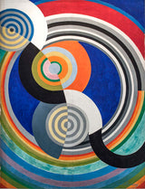 罗伯特·维克多·费利克斯·德劳内1938年为沙龙杜乐丽花鼓没有2的装饰艺术印刷精美的艺术复制品墙壁艺术