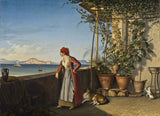 Benno-tormer-1833-來自普羅西達藝術印刷品美術複製品牆藝術 id-akhbixept 的女人
