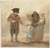 simon-andreas-krausz-1770-straatmuzikant-met-zijn-vrouw-en-kinderen-art-print-fine-art-reproductie-wall-art-id-akhu9fk6l