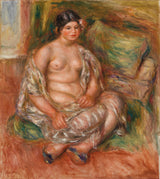Pierre-Auguste Renoir - 1918-sedí-Odalisque-Odalisque-Assisi-art-print-fine-art-reprodukčnej-wall-art-id-akip1ziny
