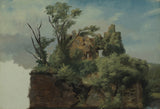 皮埃尔·亨利·德瓦朗谢讷1785年景观与废墟艺术印刷精美的艺术复制品墙艺术id akjgc7r8b