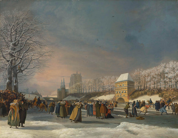 nicolaas-baur-1809-women-s-skating-competition-on-the-stadsgracht-in-art-print-fine-art-reproduction-wall-art-id-akjkd7s1u